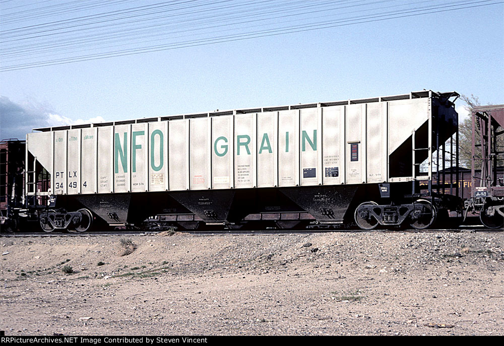 NFO Grain covered hopper PTLX #34494